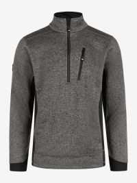 Unisex Fleece Troyer Patrick anthrazit-schwarz